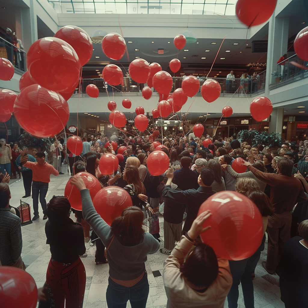 Aunt Jemima syrup balloons fight party