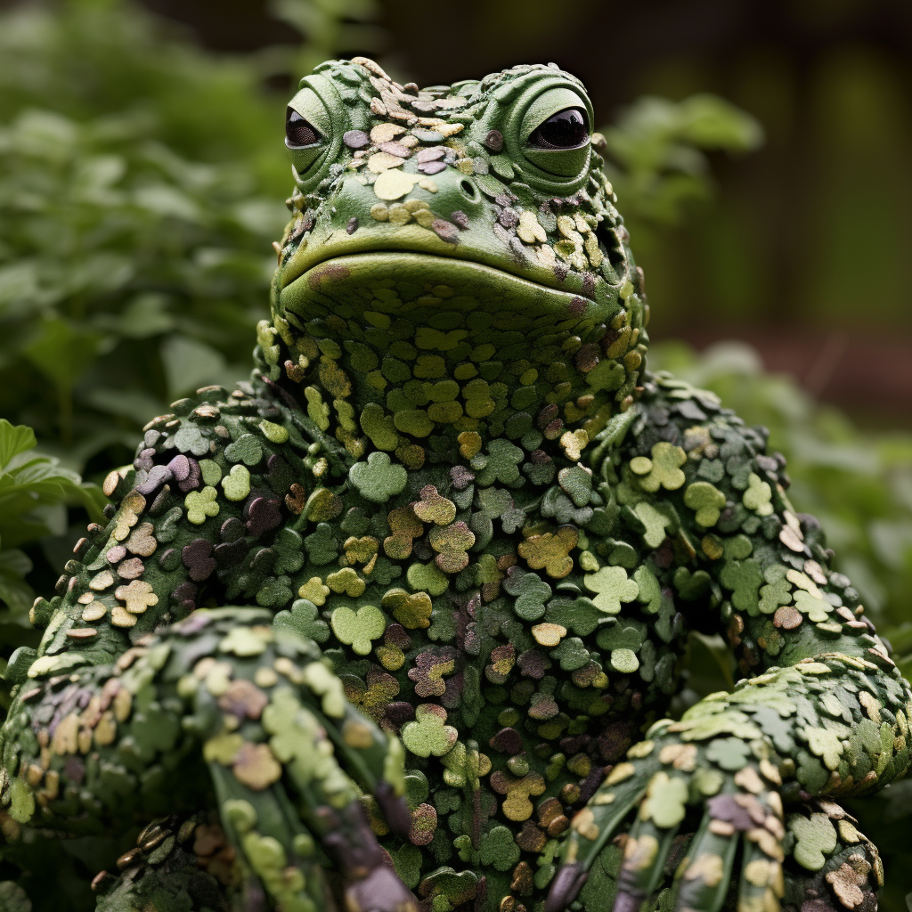 Australian frog skin camouflage