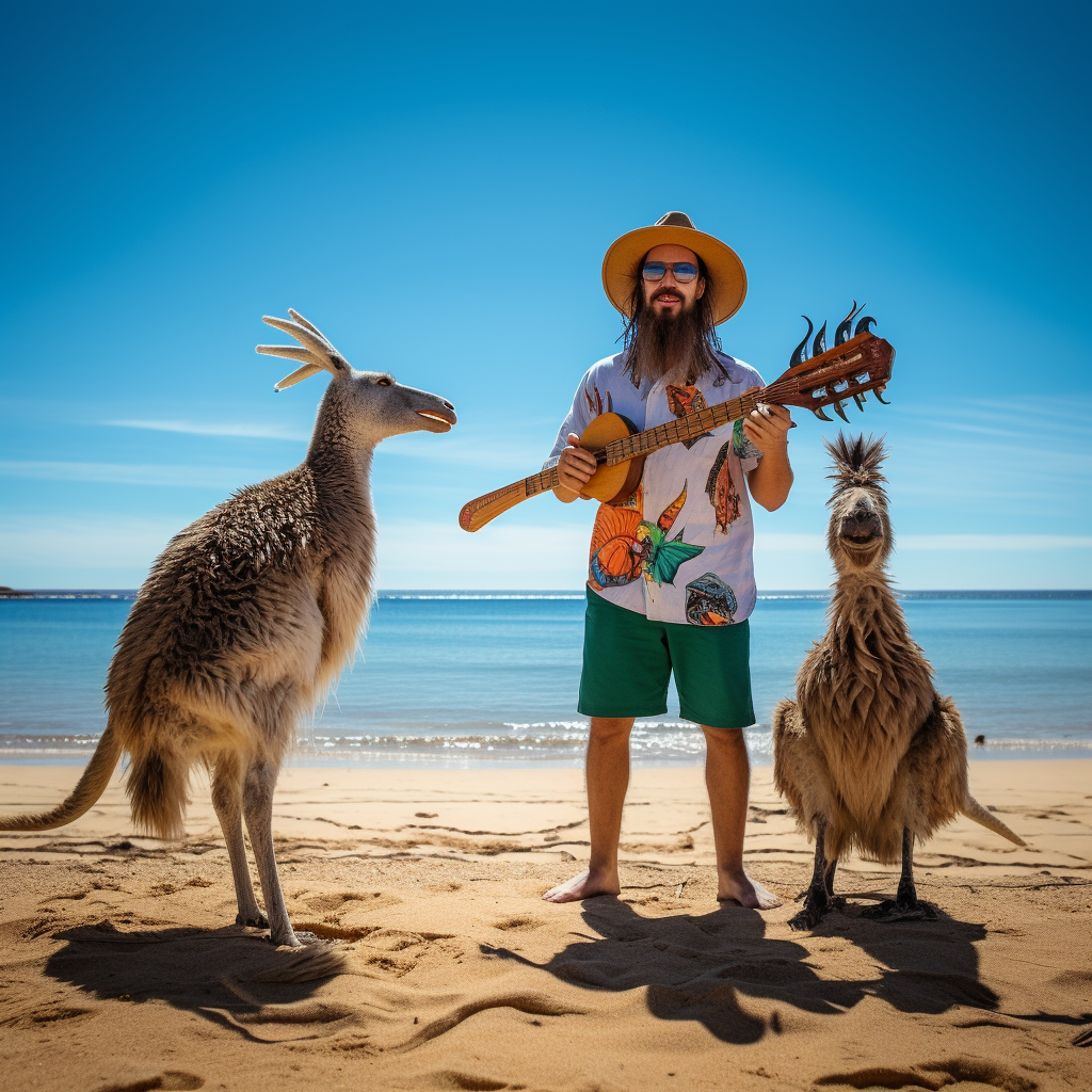 Australian Ocker Dude at Shark Bay