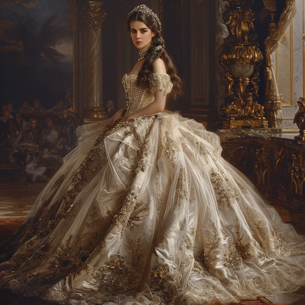 Empress of Austria, Vienna Ballroom, Ballgown