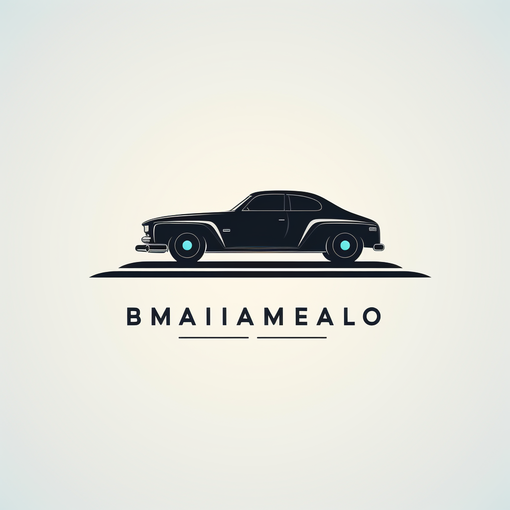 Minimalistic automotive logo design