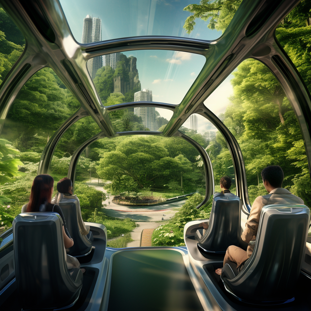 Passengers in Autonomous Vehicle Commute