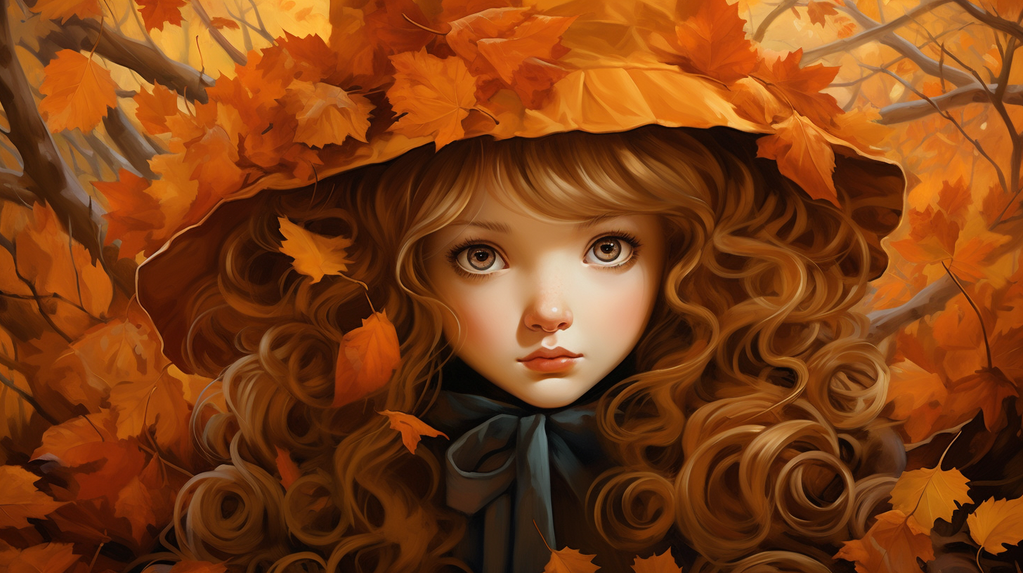 Stunning Autumn Girl Image