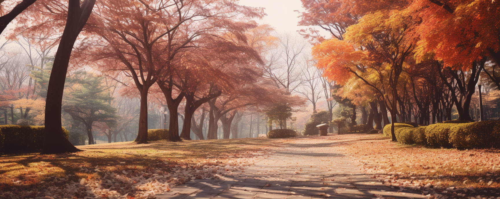 Vibrant Autumn Colors in Tokyo Park