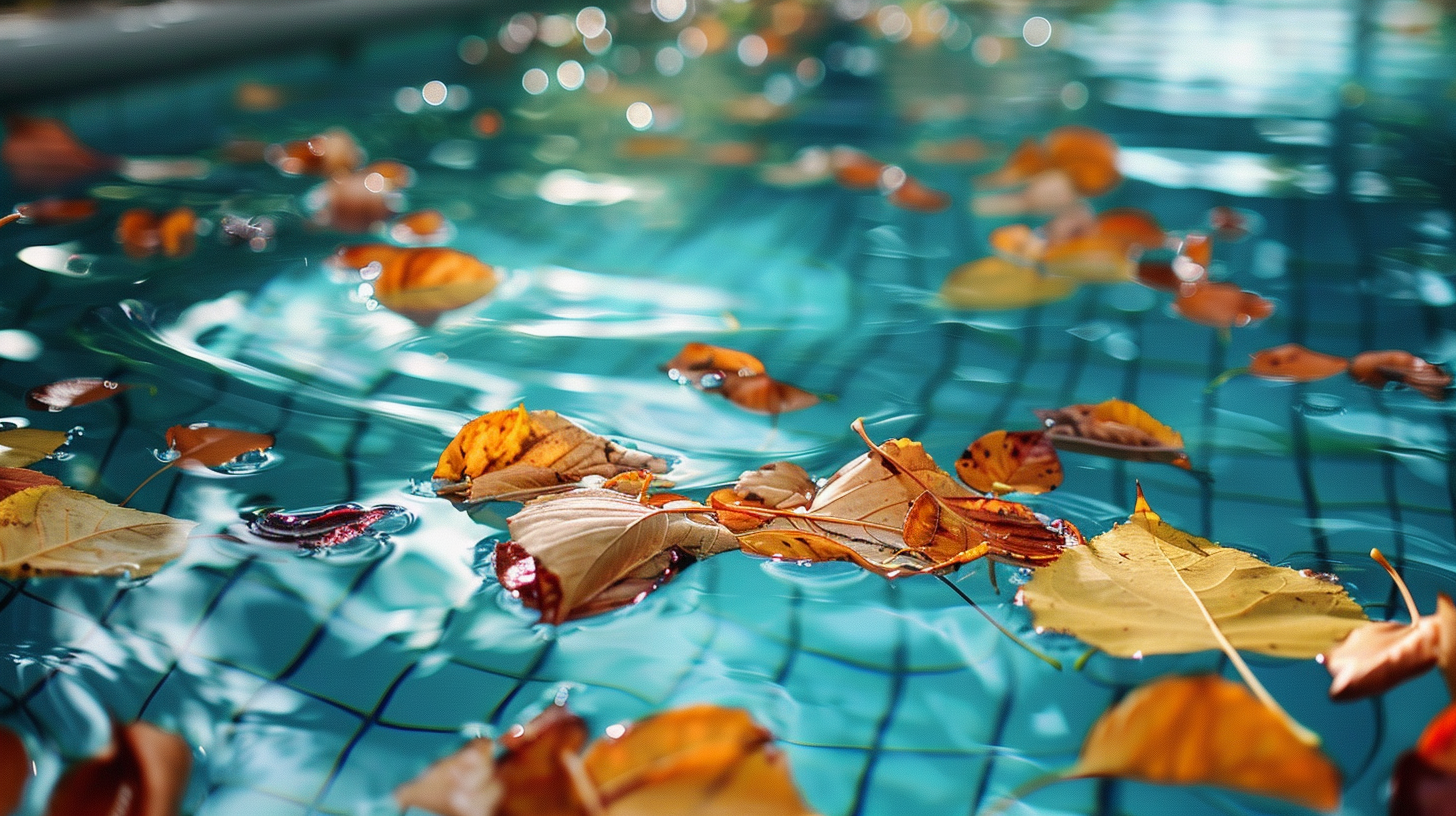 Autumn Leaves Swimming Pool