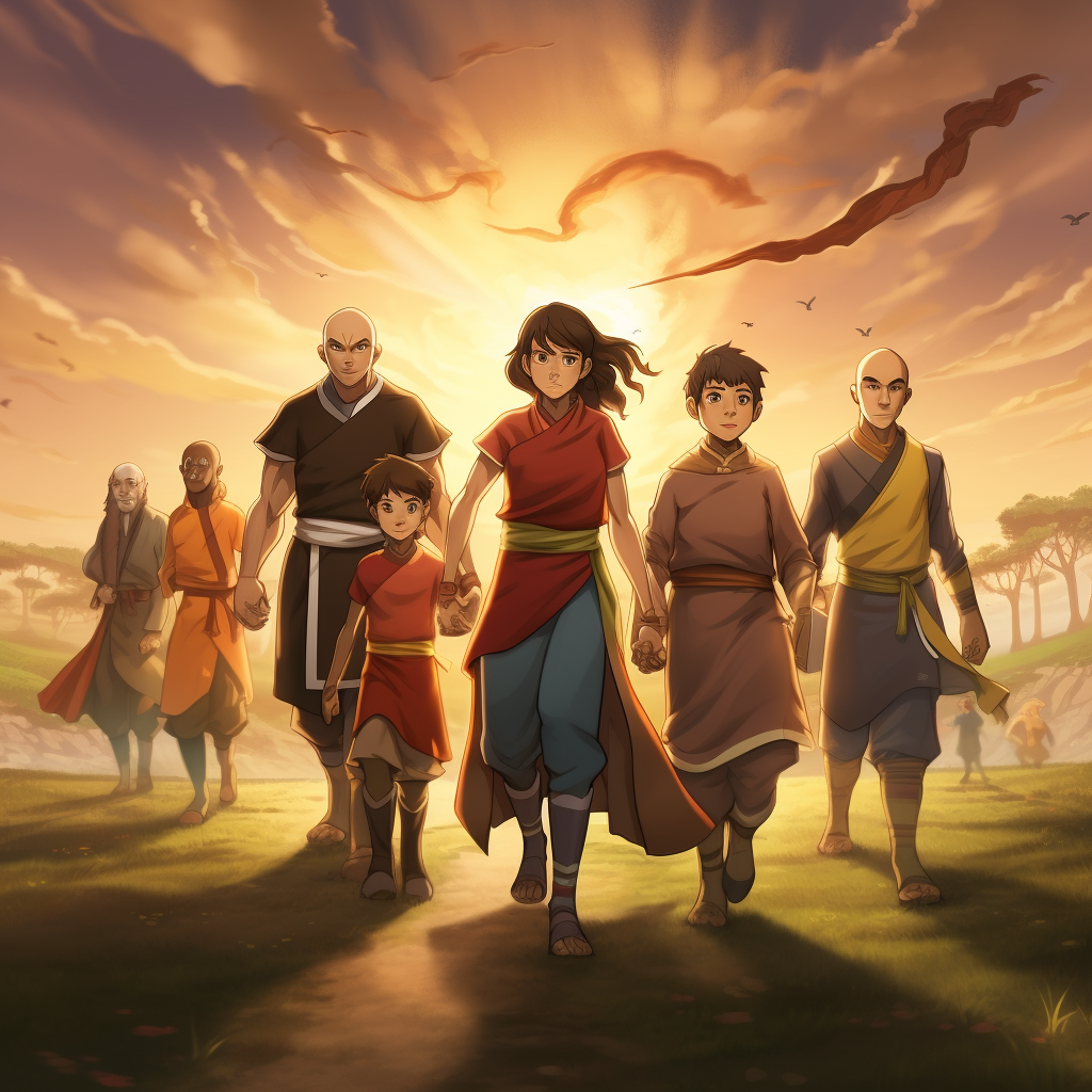 Indian family as Avatar characters