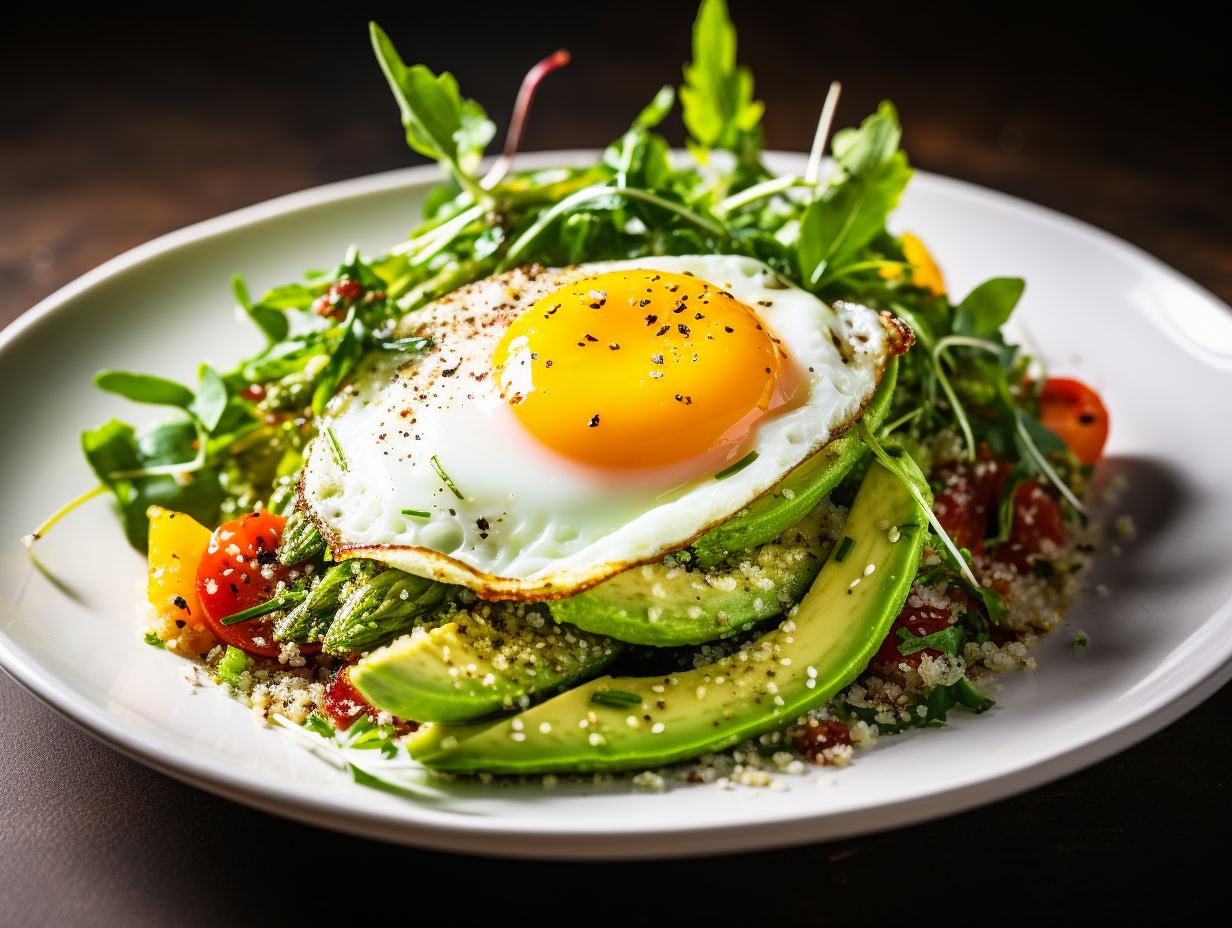 Avocado Toast on White Plate