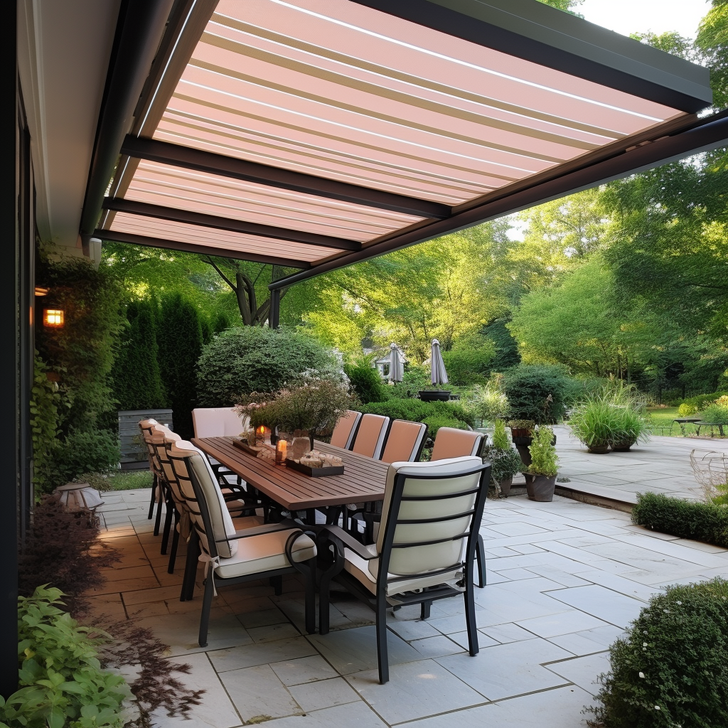 Beautiful awning pergola design