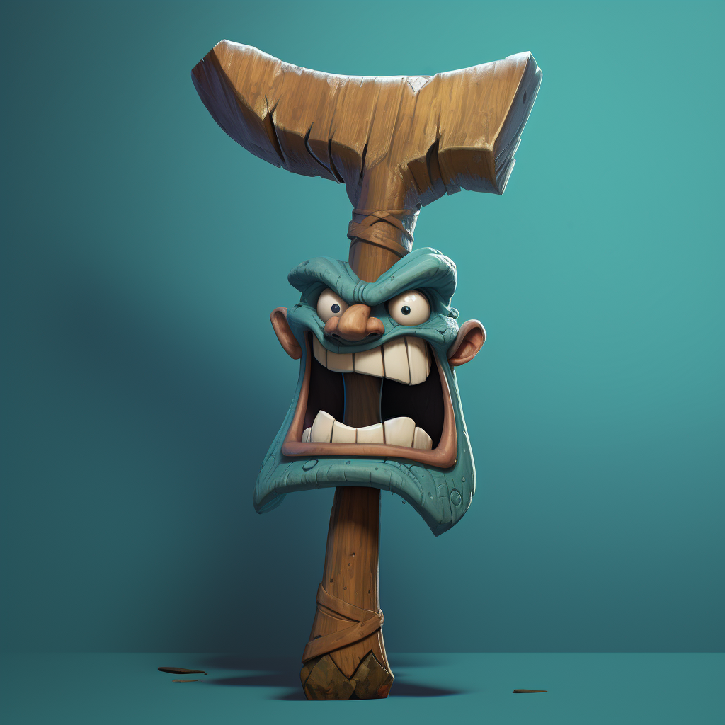 Cartoon Style Axe