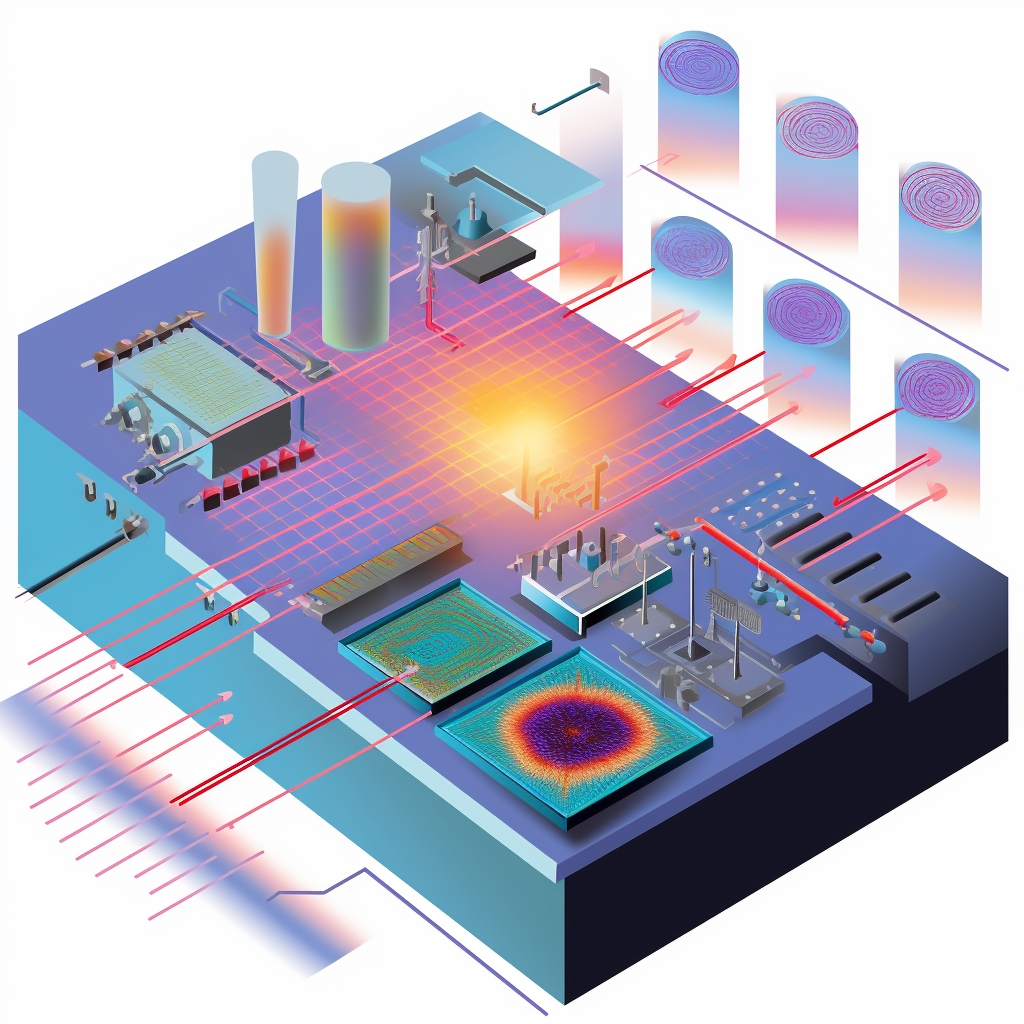 Illustration of semiconductor nanowire fabrication process