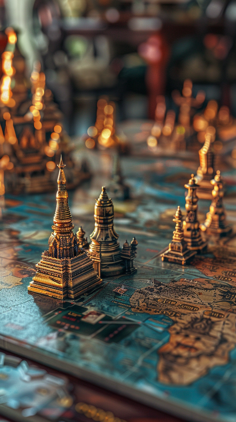 Ayutthaya Throne Game Board Image