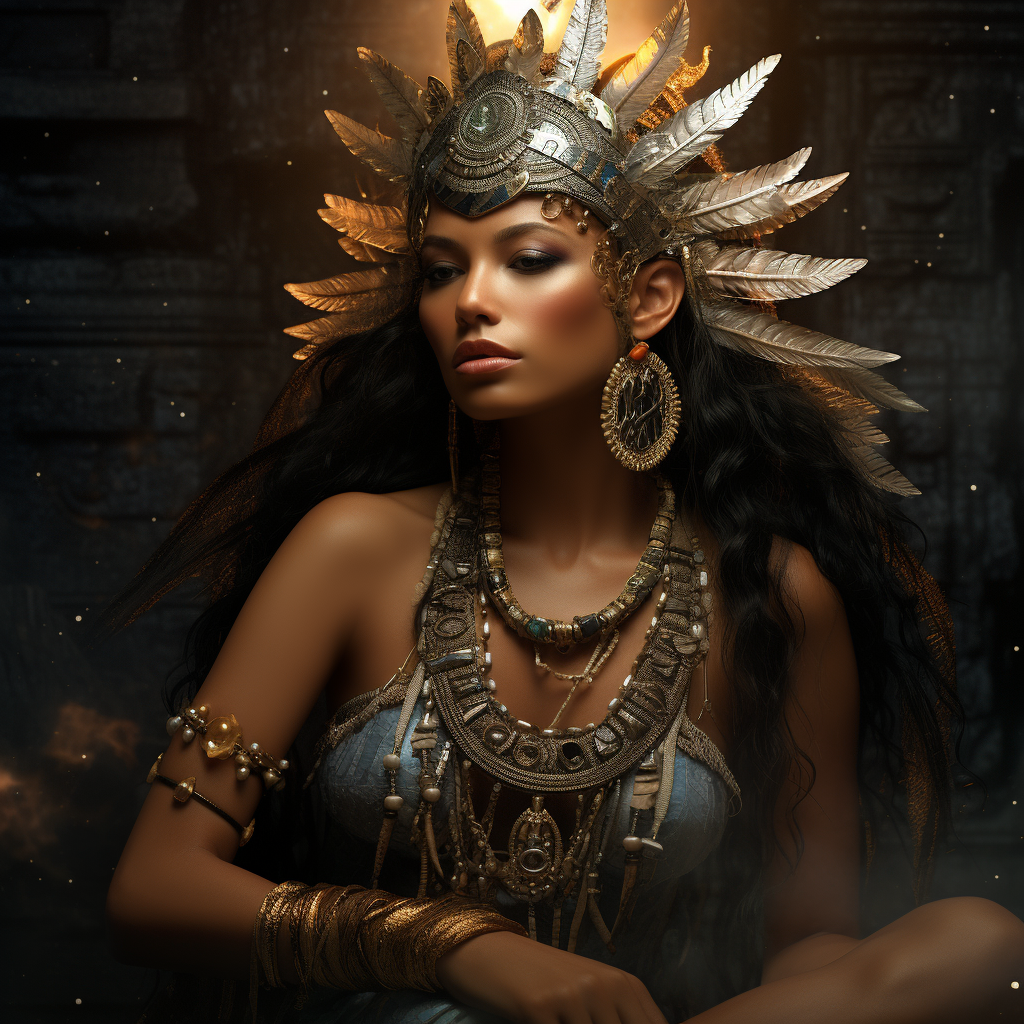 Aztec goddess of the moon