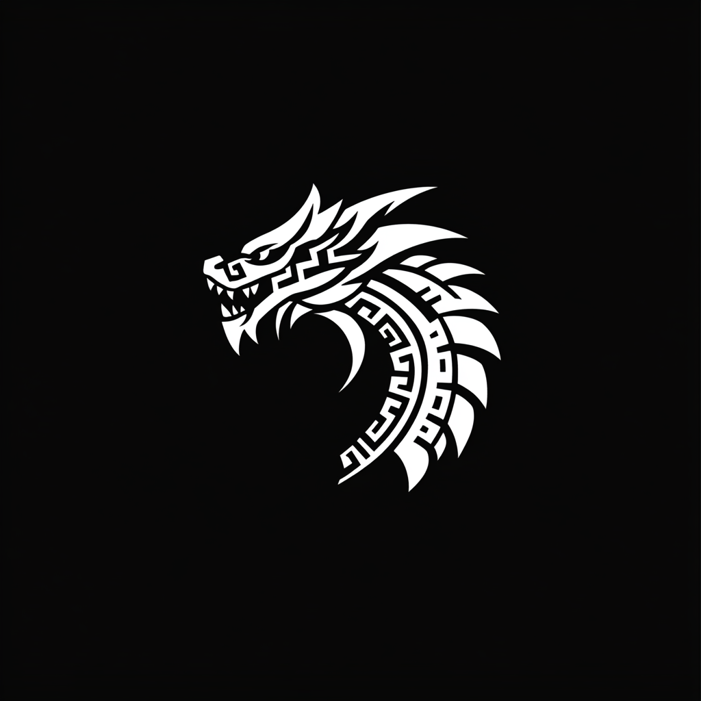 Aztec Serpent Dragon Logo Clothing