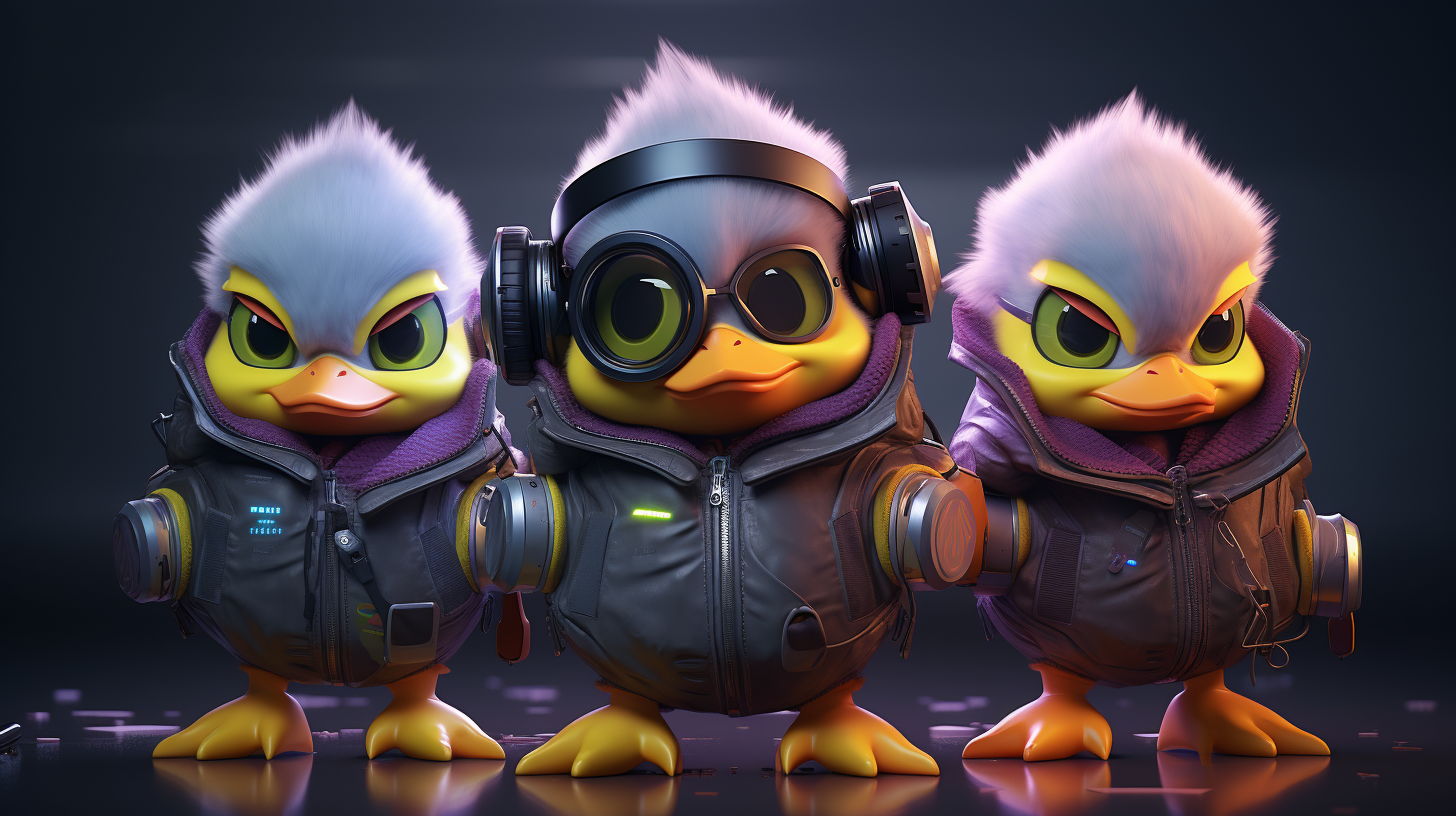 Three Baby Geese in Overwatch 2 Skins