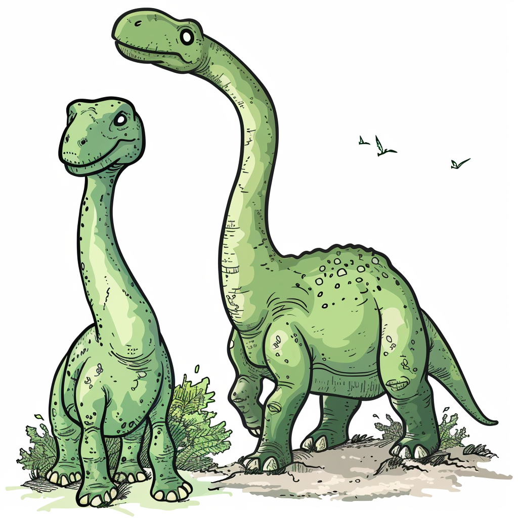 Cute Baby Dinosaur Artwork