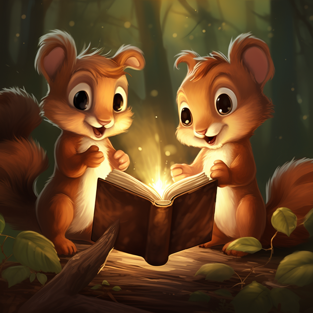 Baby squirrel teaches animal friends about the Bible