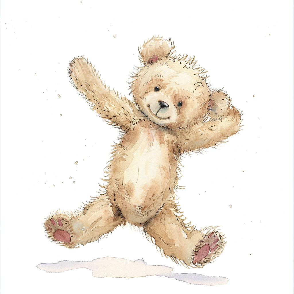 Smiling Baby Teddy Bear Clipart