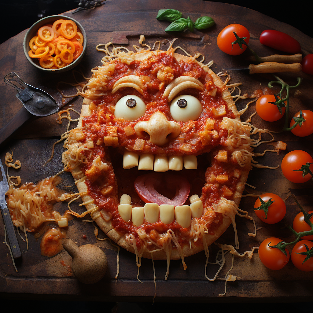 Scrumptious baby teeth pizza