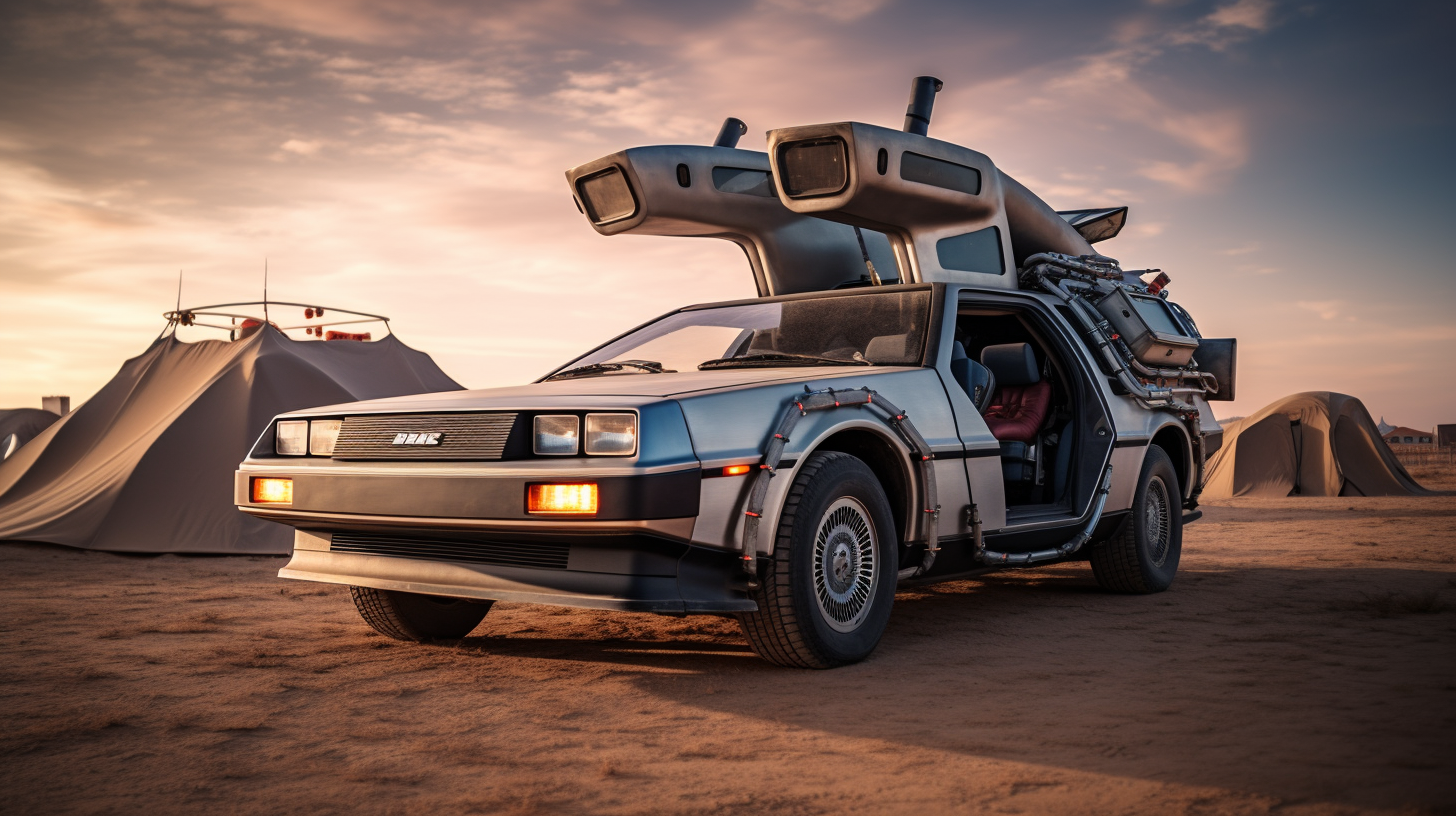 Back to the future Delorean motor home