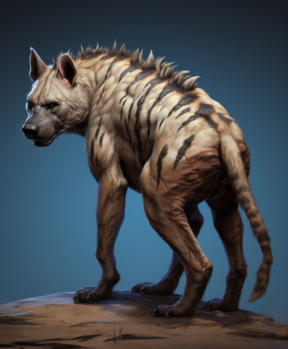 Hyena shown in Disney artstyle