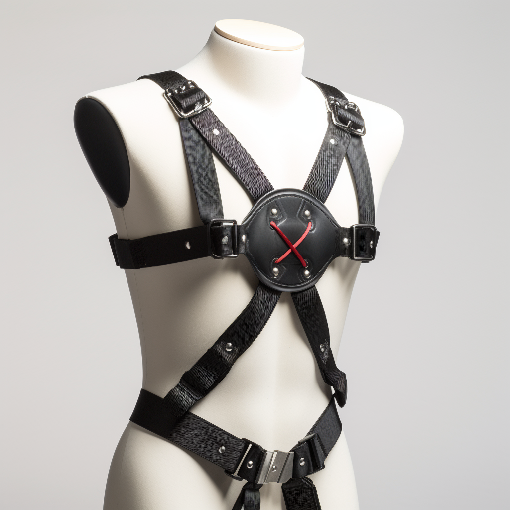 Innovative backpack harness with elastic cross