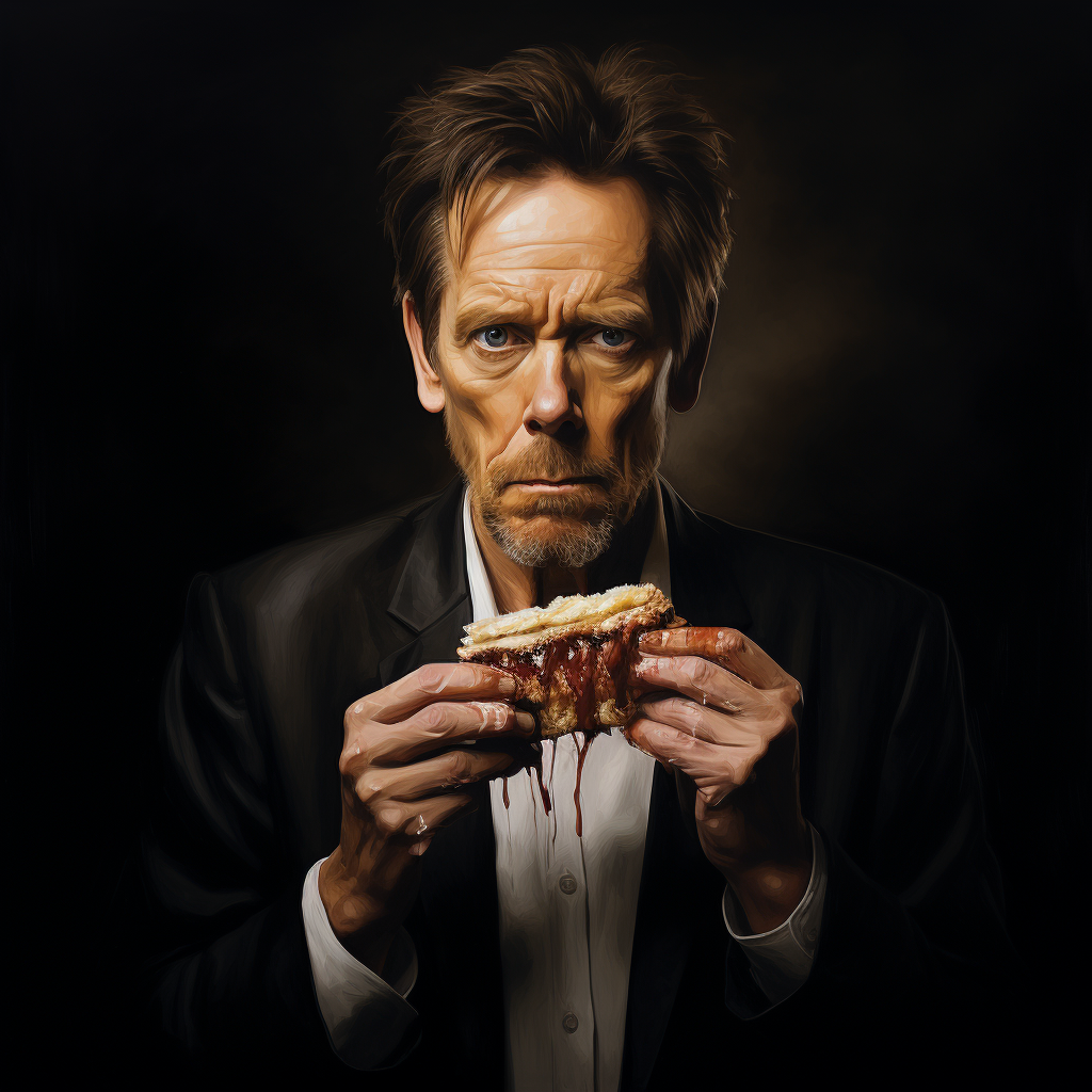 Bacon eating Kevin Bacon image