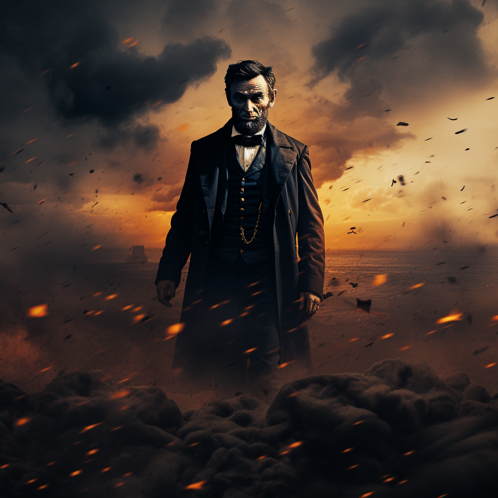 Badass Abraham Lincoln themed wallpaper