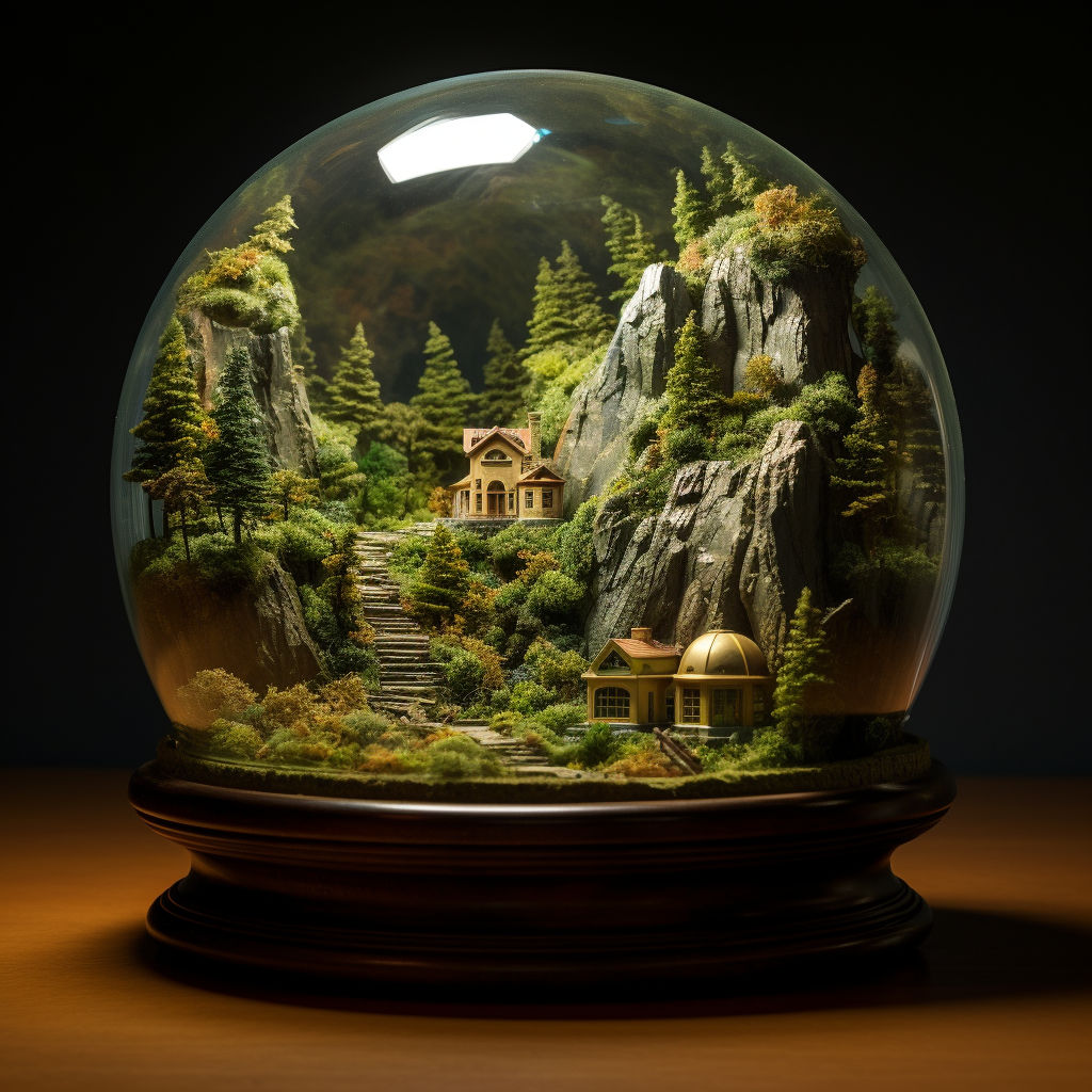 Bag End Shire Diorama in Jar