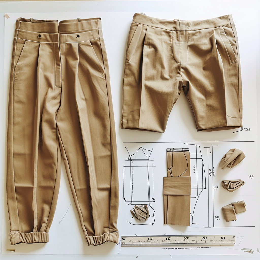 Baggy pants pattern design