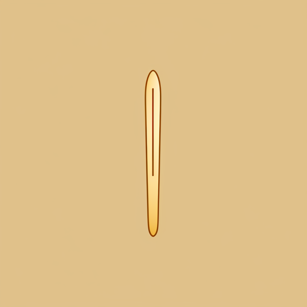 Minimalist baguette shop logo