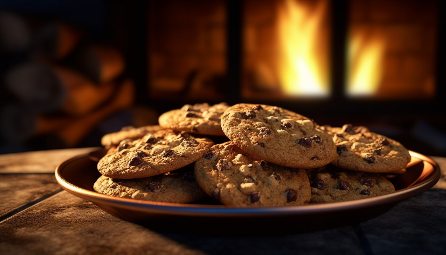 Delicious freshly baked cookies image