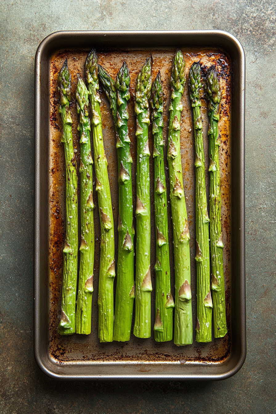 Cookbook Asparagus Recipe Background