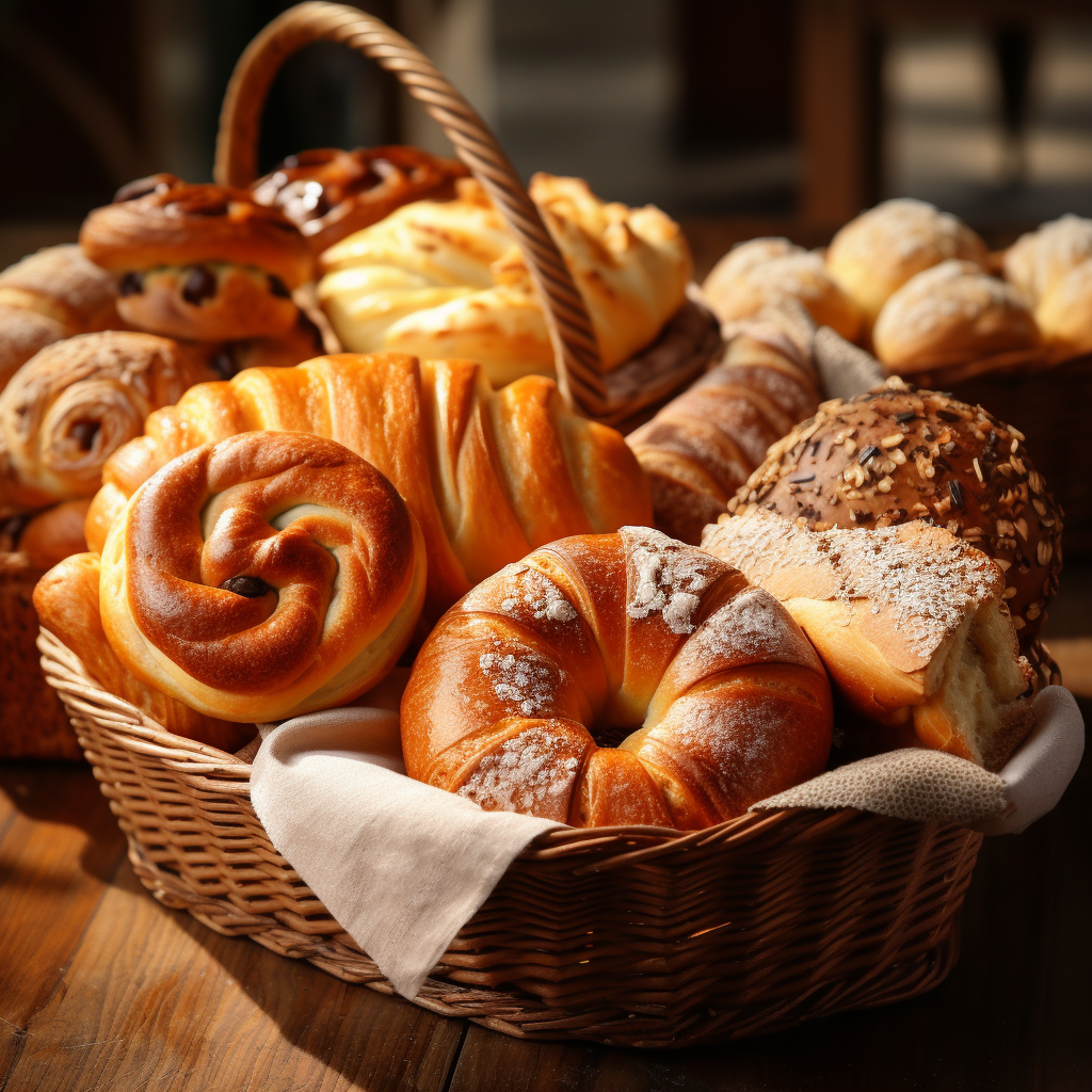 Assortment of Tasty Baked Goods