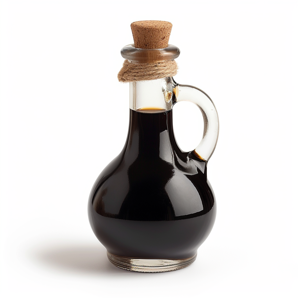 Balsamic Vinegar White Background No Shadows