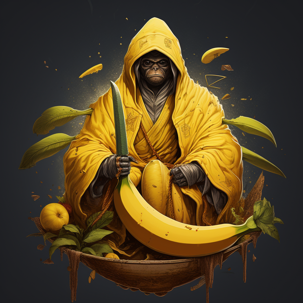 Banana Samurai Slice Fruit