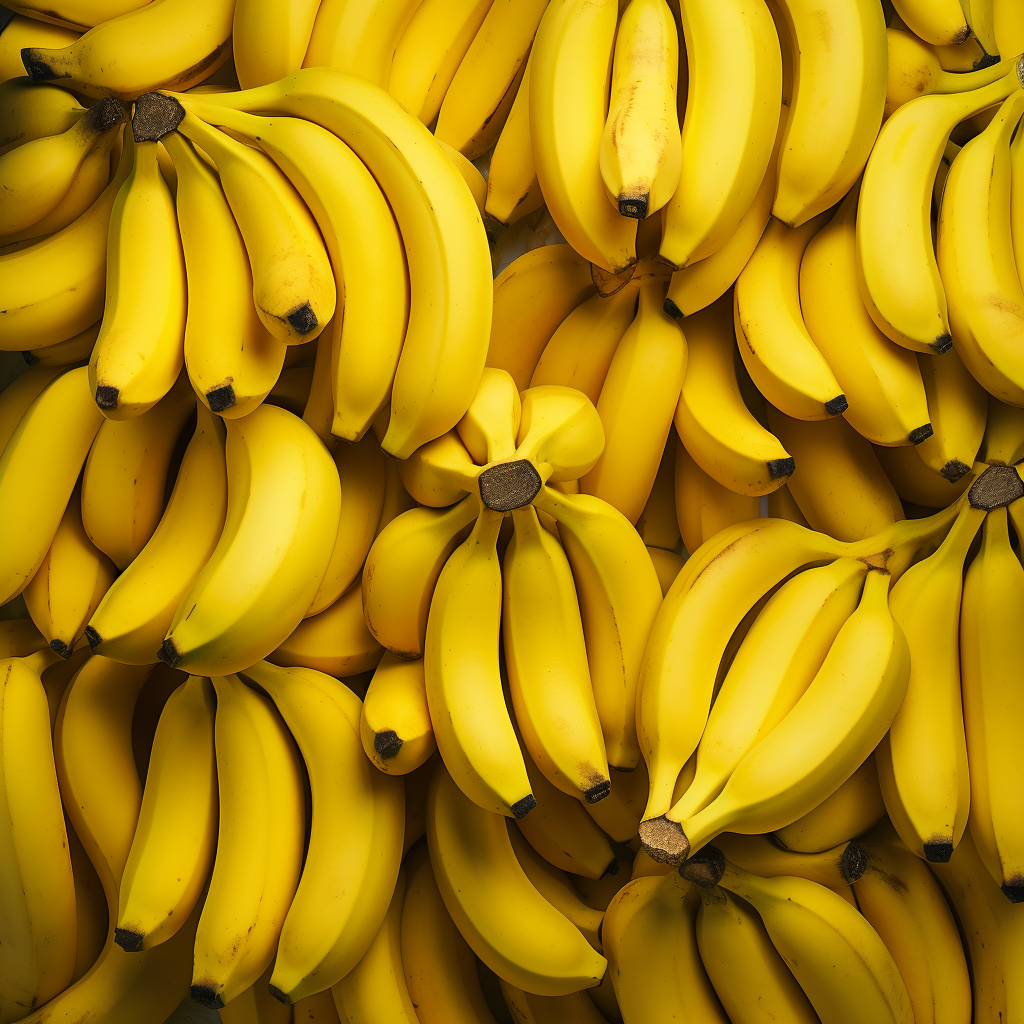 Yellow Bananas Detailed High Scaled Picture