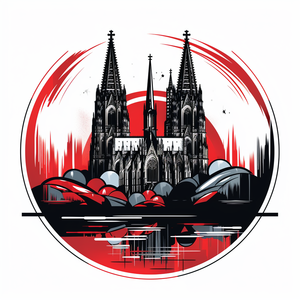 Band logo with Cologne Cathedral