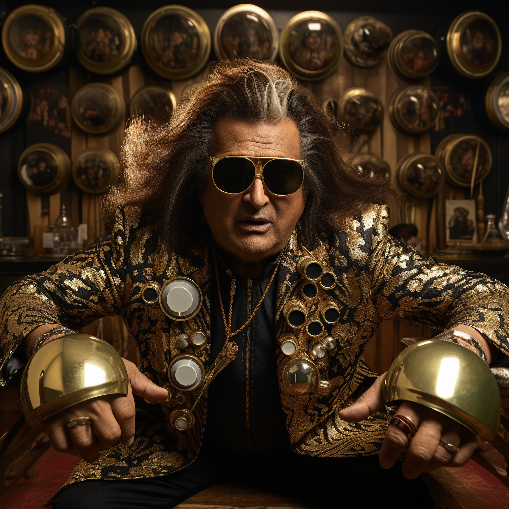 Bappi Lahiri, the Golden Man