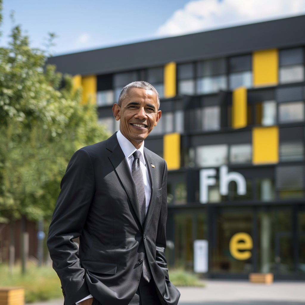 Barack Obama at Dortmund University FH