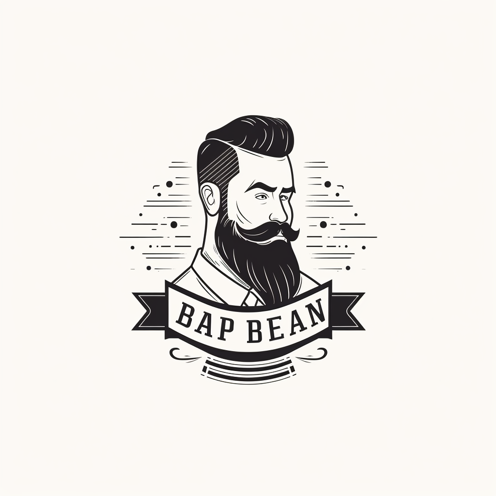 Minimalist Barber Shop Logo Design