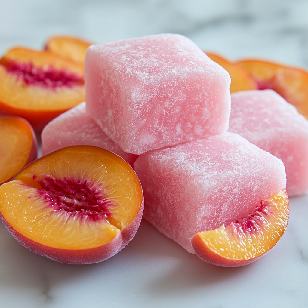 Barbie Pink Peach Mochi Dessert