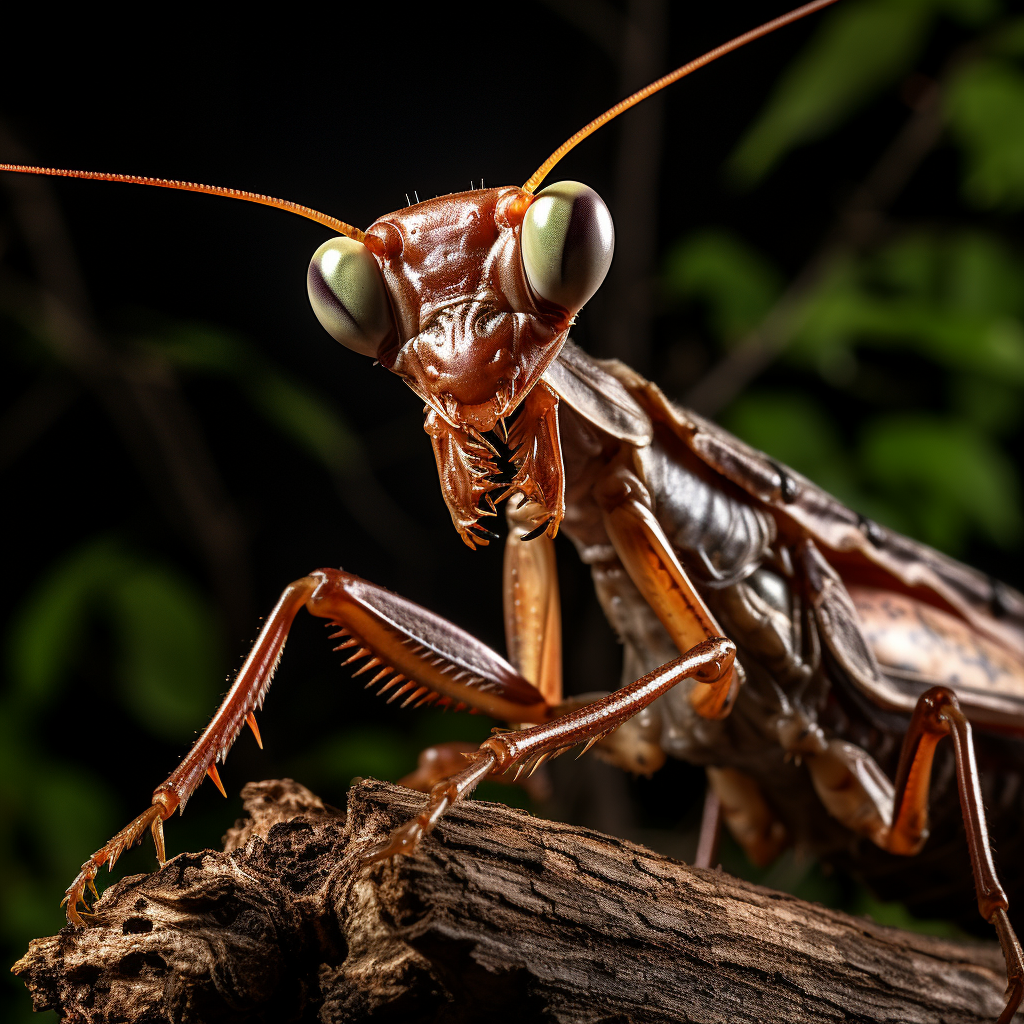 Bark Mantis Nature Image