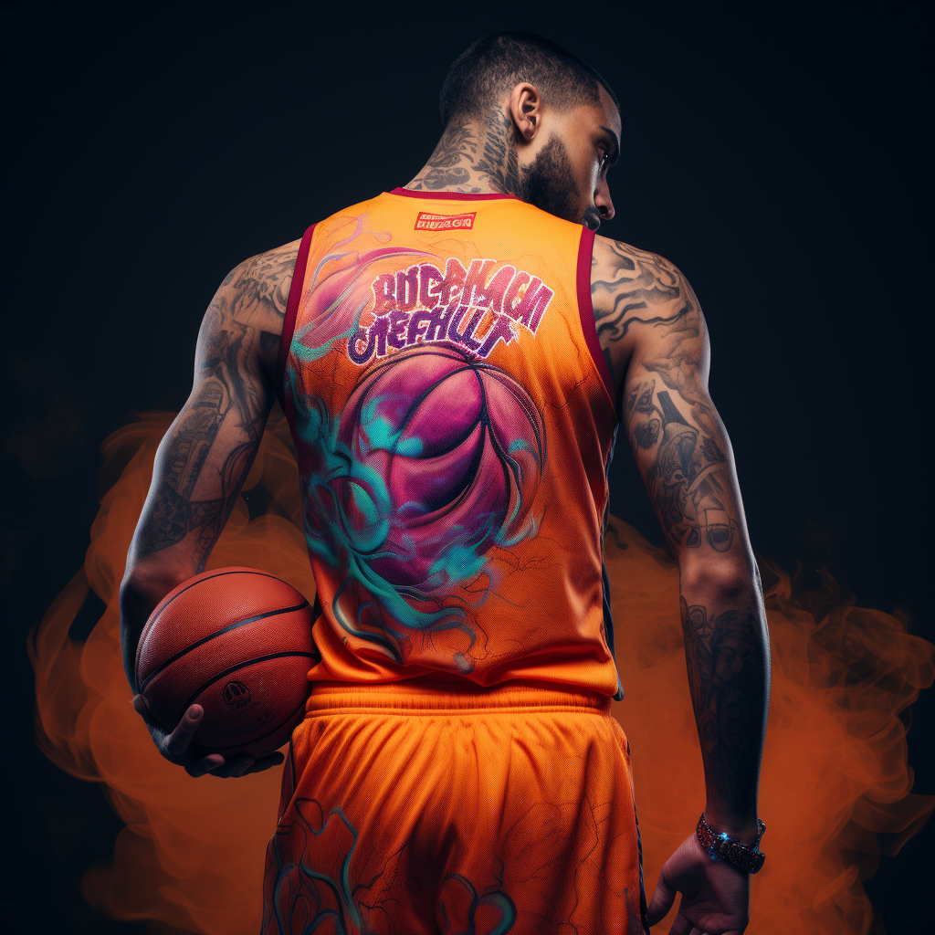 Basketball Jersey with Octopus Grip Effect