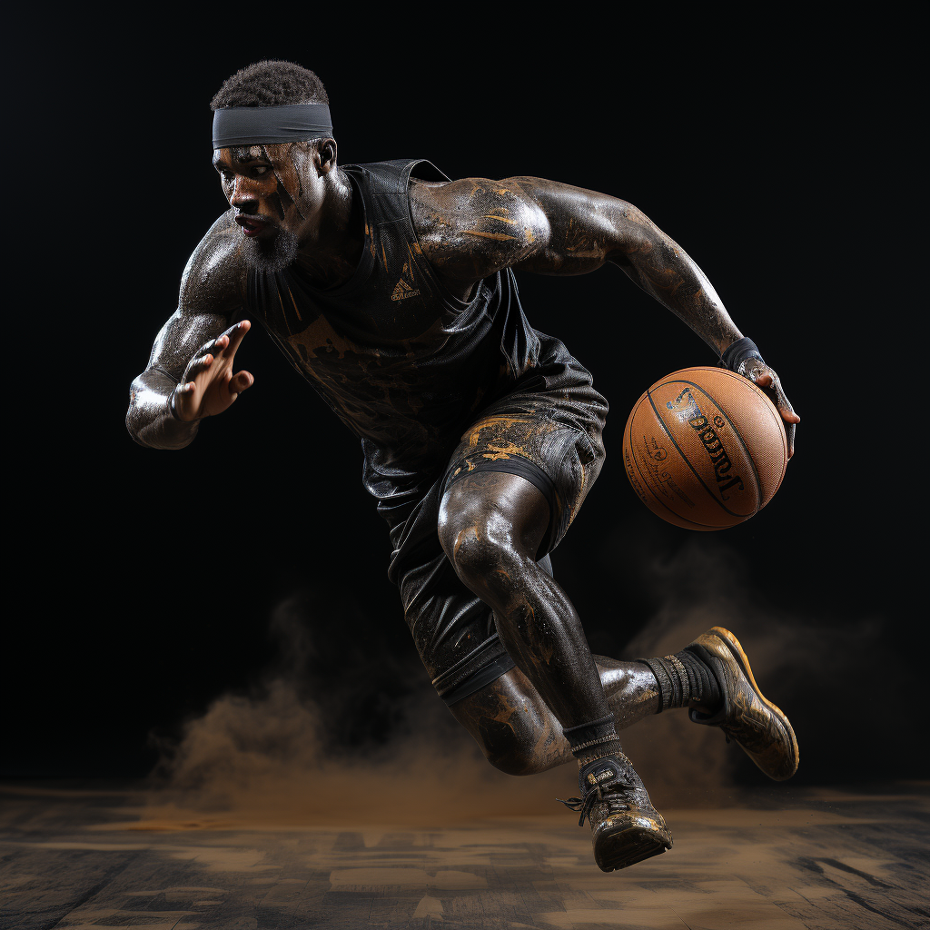 3D model of basketball player