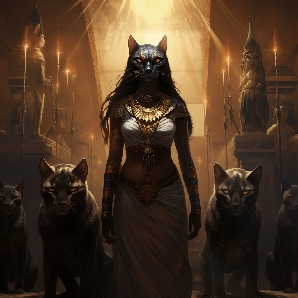 Bastet and the Pyramids