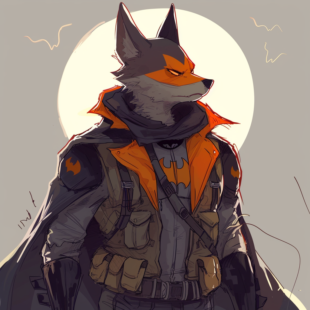 Fox Themed Batman Picture