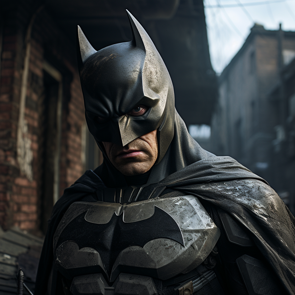 Batman from Serbia, ultra realistic cinematic portrayal