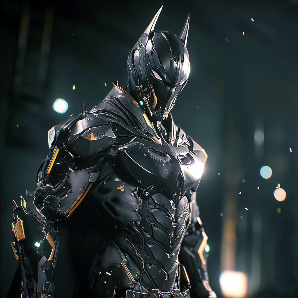 Batman in Warframe Style