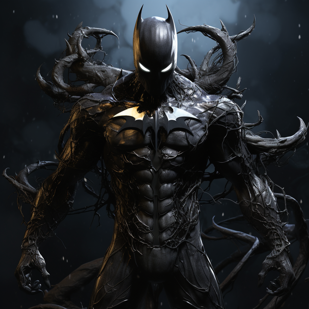 Batman with Venom Symbiote