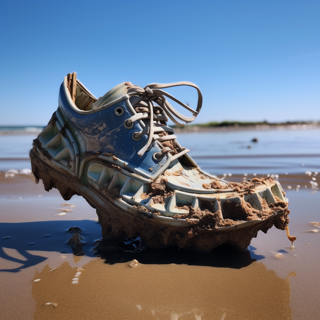 Chic shoe at the beach